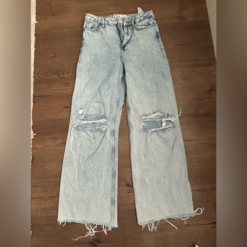 Zara blue jeans